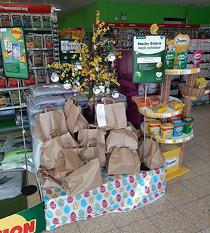 Osteraktion-Aktion im Fressnapf