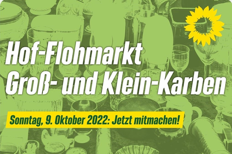 Hof-Flohmarkt Groß- und Klein-Karben am 09.10.2022